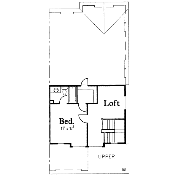 upper floor house blueprint