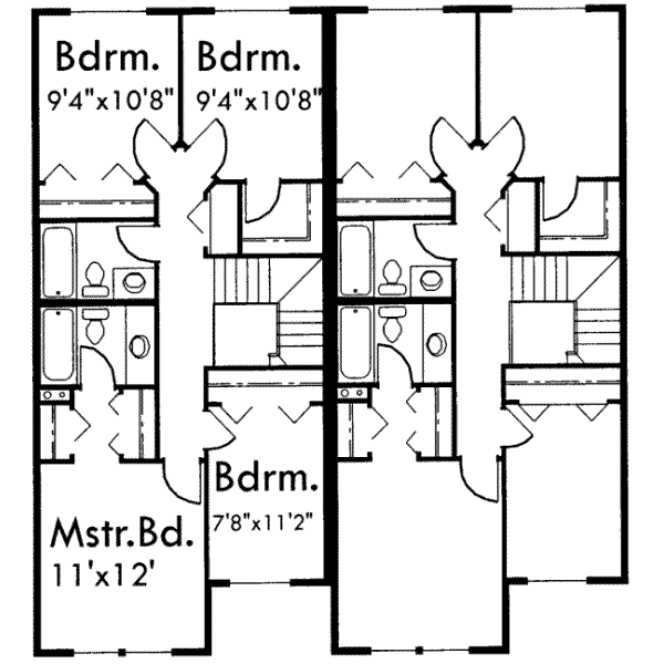 upper floor house blueprint