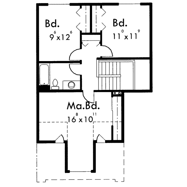 upper floor house blueprint