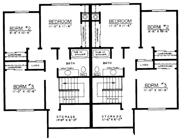 upper floor house blueprint