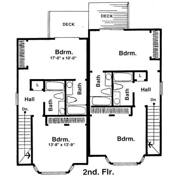 upper floor house blueprint