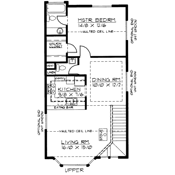 upper floor house blueprint