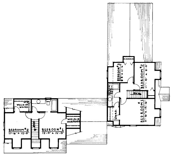 upper floor house blueprint