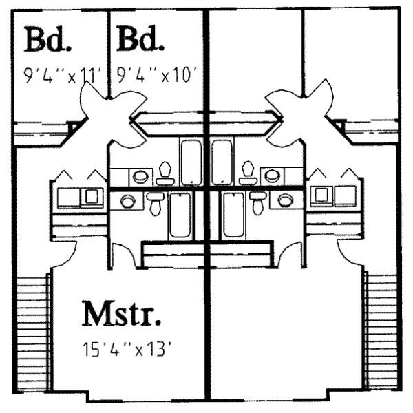 upper floor house blueprint