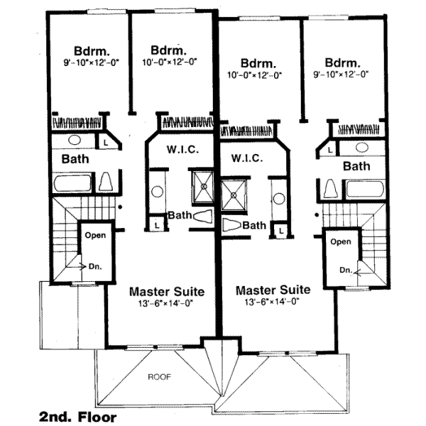 upper floor house blueprint