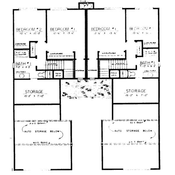 upper floor house blueprint