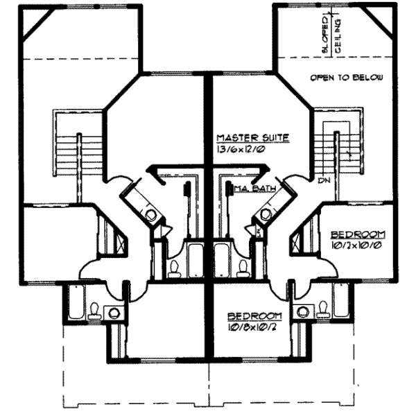 upper floor house blueprint