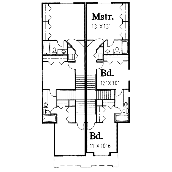 upper floor house blueprint