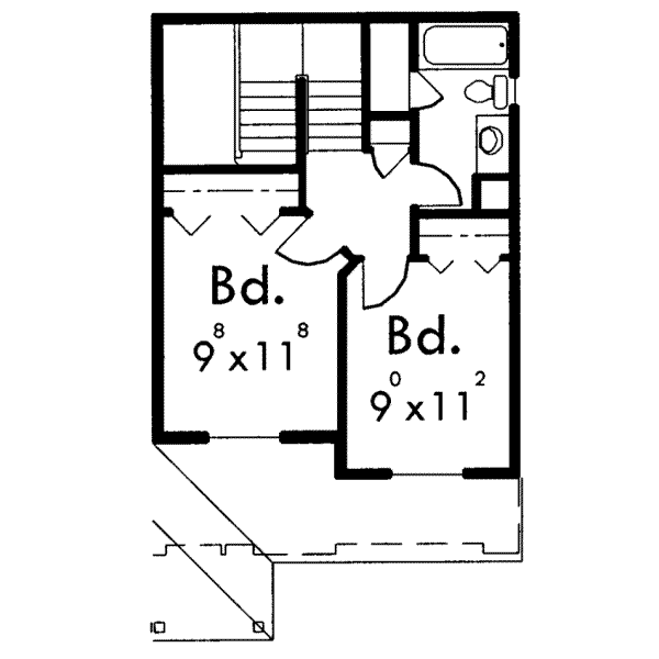 upper floor house blueprint