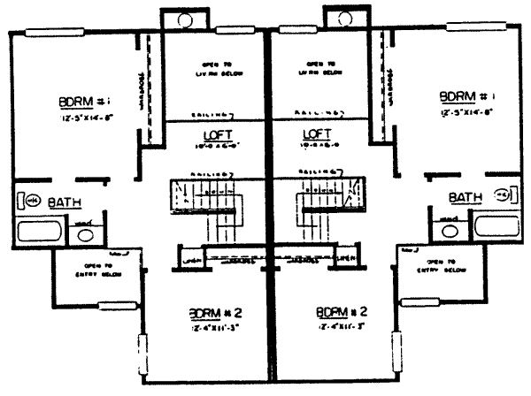 upper floor house blueprint
