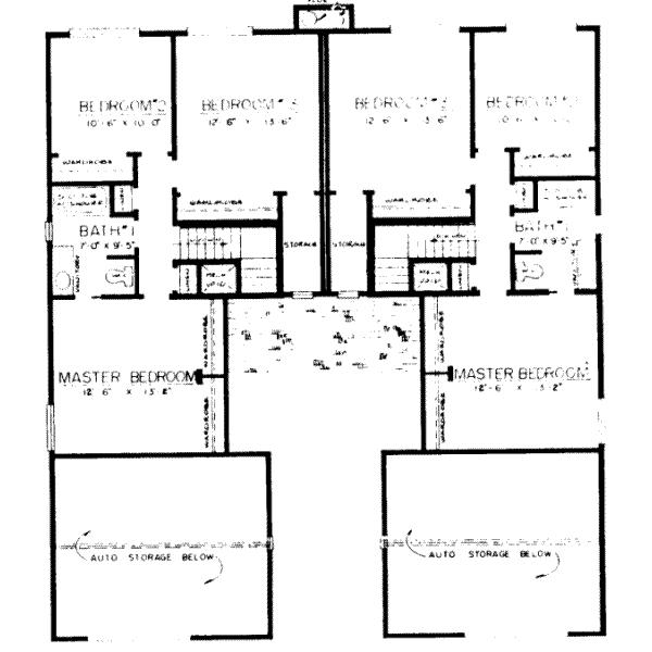 upper floor house blueprint
