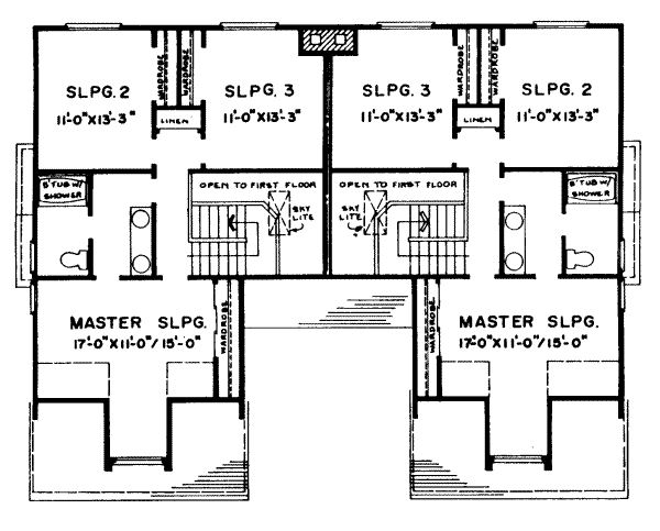upper floor house blueprint