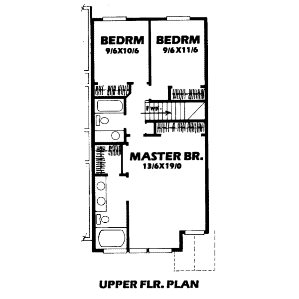 upper floor house blueprint