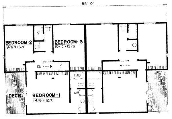 upper floor house blueprint