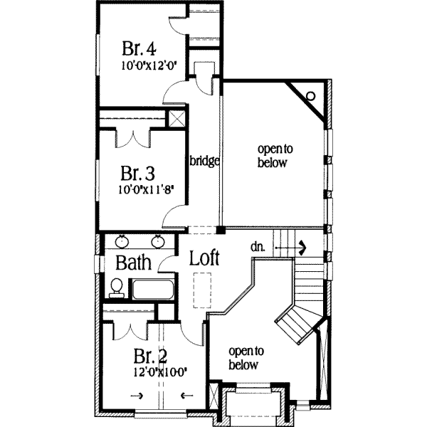 upper floor house blueprint