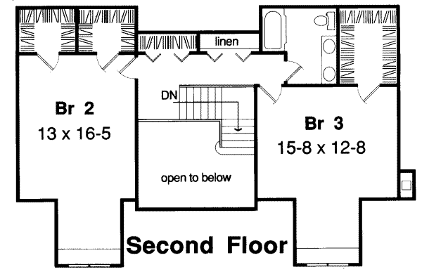 upper floor house blueprint