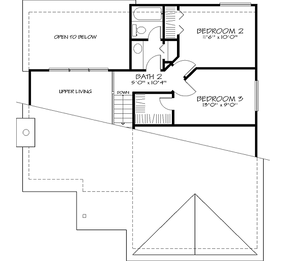 upper floor house blueprint