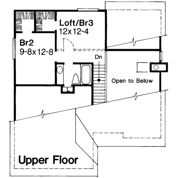 upper floor house blueprint