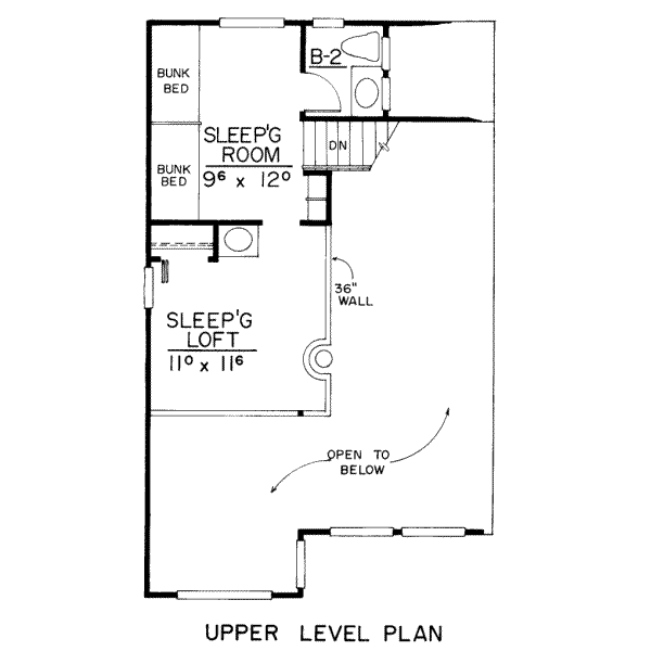 upper floor house blueprint