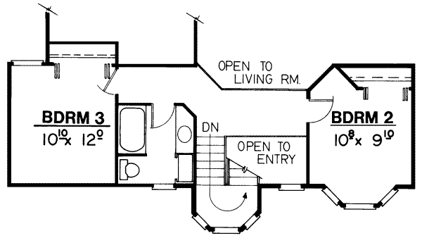 upper floor house blueprint
