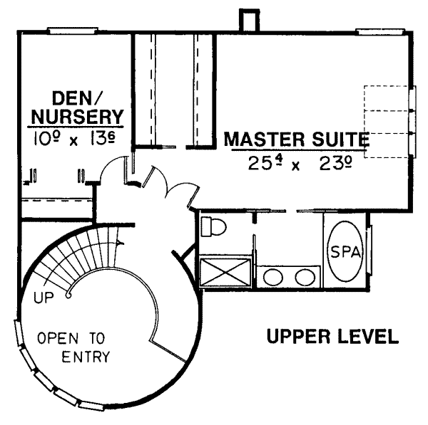 upper floor house blueprint