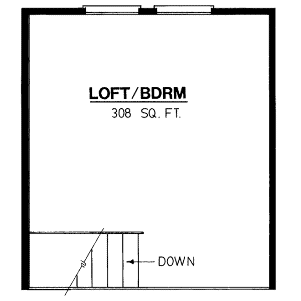 upper floor house blueprint