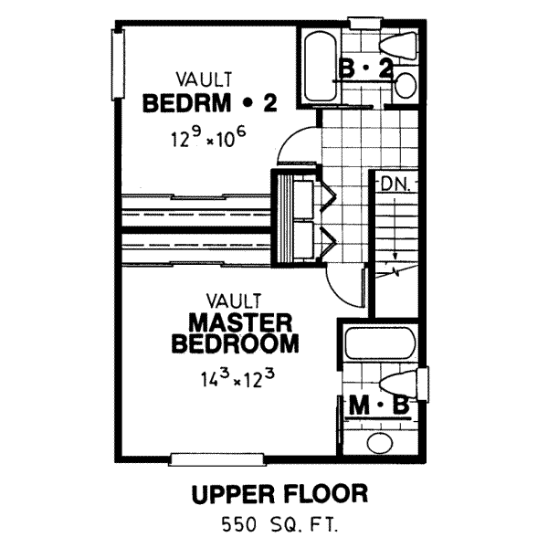 upper floor house blueprint