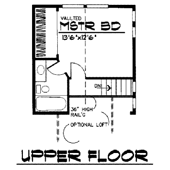 upper floor house blueprint