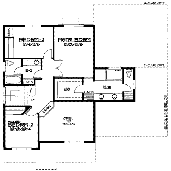 upper floor house blueprint