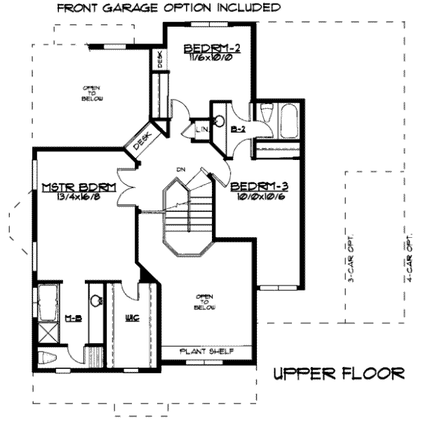 upper floor house blueprint