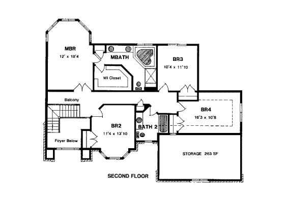 upper floor house blueprint