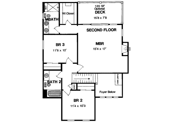 upper floor house blueprint