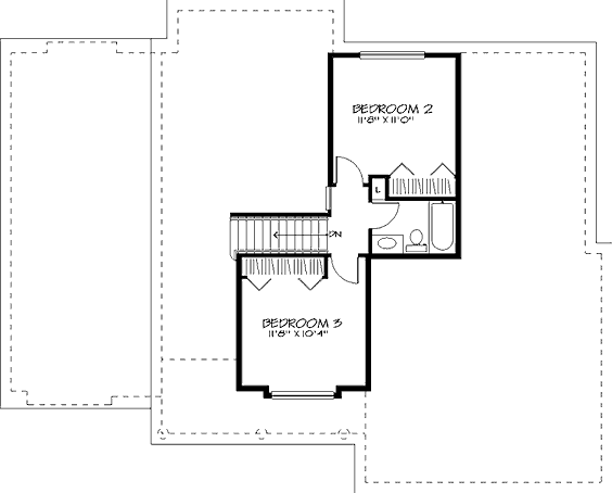 upper floor house blueprint