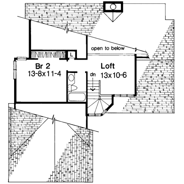 upper floor house blueprint