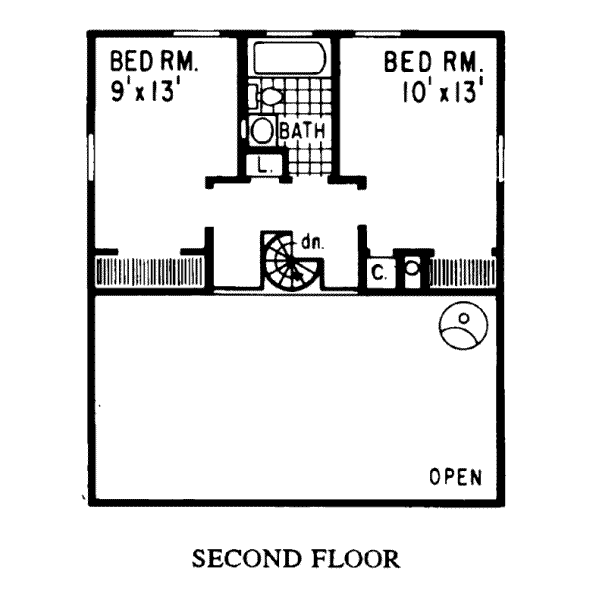 upper floor house blueprint