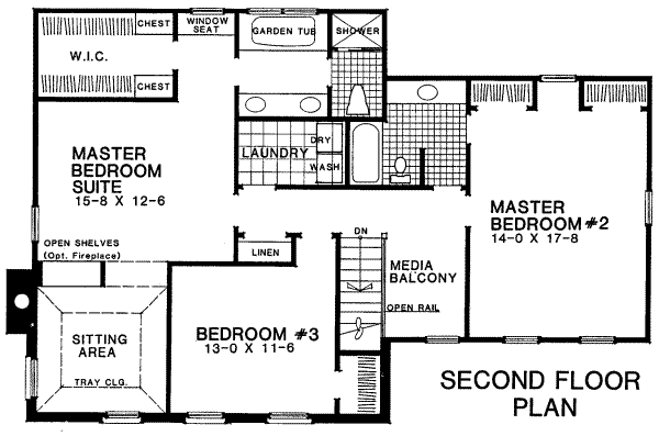 upper floor house blueprint