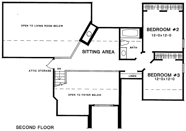 upper floor house blueprint