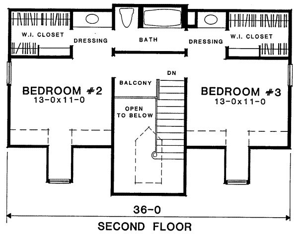 upper floor house blueprint