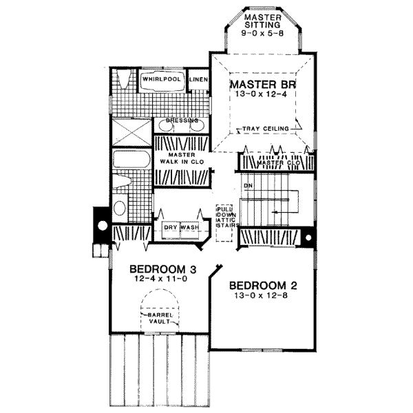 upper floor house blueprint