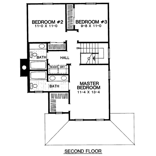 upper floor house blueprint