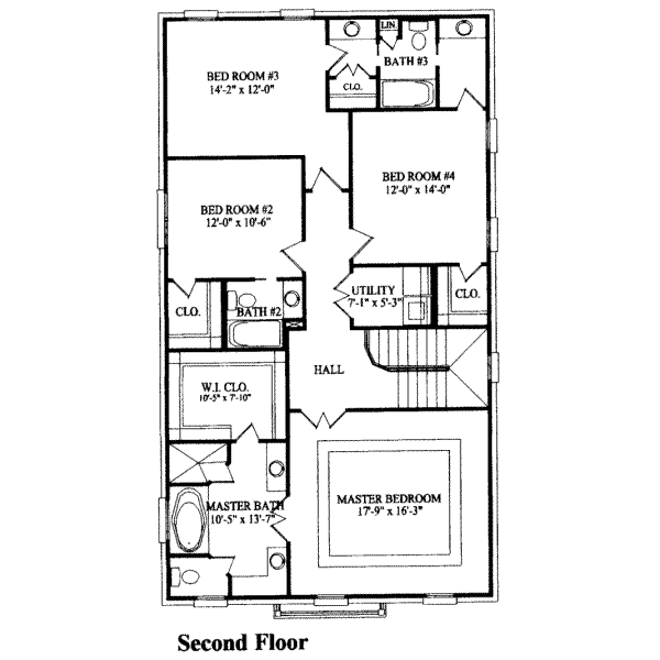 upper floor house blueprint