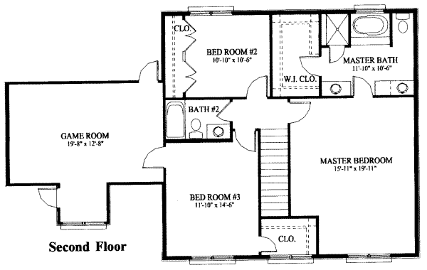 upper floor house blueprint