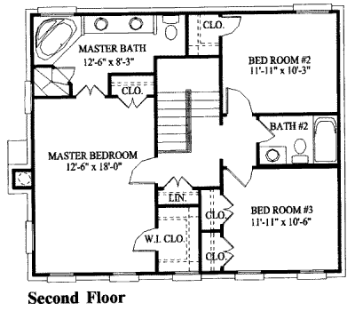 upper floor house blueprint