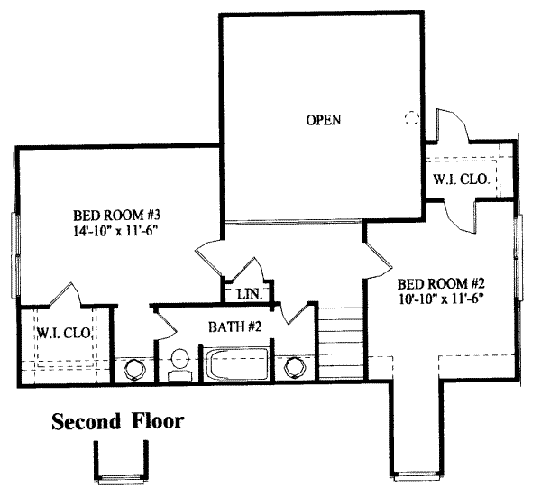 upper floor house blueprint