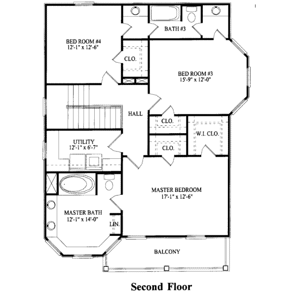 upper floor house blueprint