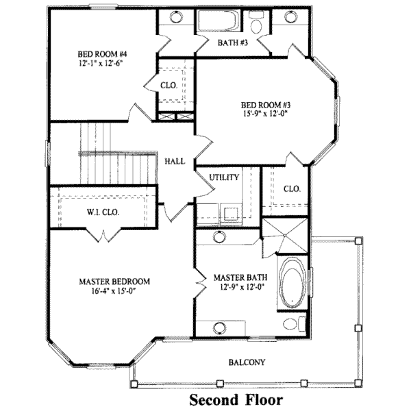 upper floor house blueprint