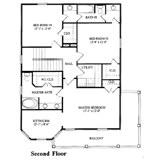 upper floor house blueprint