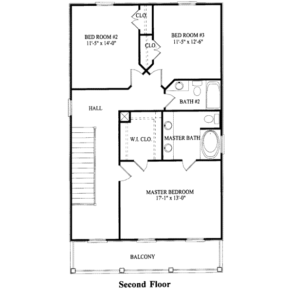upper floor house blueprint