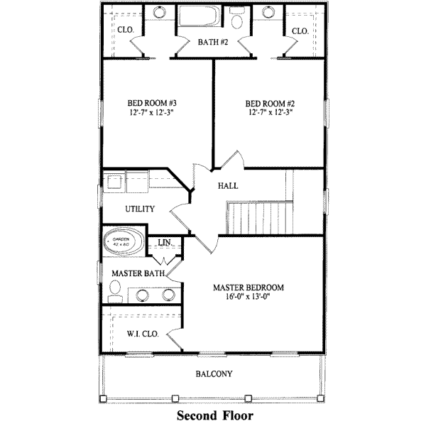 upper floor house blueprint