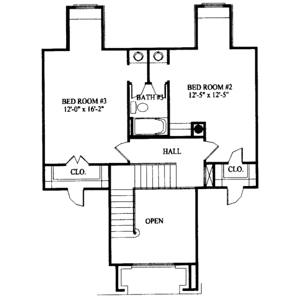 upper floor house blueprint